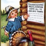 Thanksgiving Pics 1 - Boy with Turkey