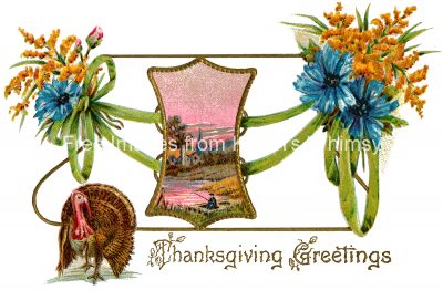 Thanksgiving Clip Art Free 5 - Country Scene