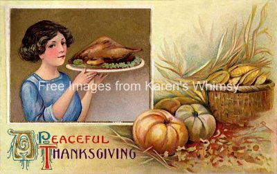 Thanksgiving Clipart 3 - Peaceful Meal