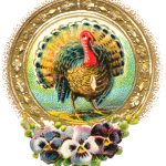 Free Turkey Clipart 6 - Turkey in Gold