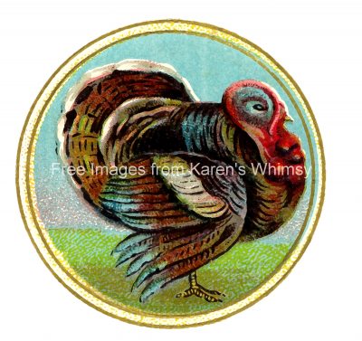Free Turkey Clipart 4 - Turkey Medallion