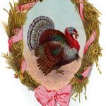 Thanksgiving Turkey 6 - Turkey and Straw Wreath