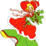 Free Christmas Graphics 4 - Christmas Girl