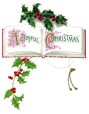 Free Christmas Graphics 5 - Joyful Christmas Book
