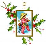 Christmas Illustrations 1 - Child Playing Horn