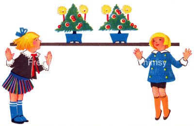 Christmas Illustrations 4 - Little Trees