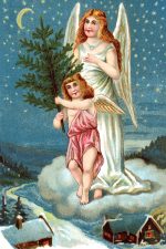 Christmas Angel Clipart 2 - Two Angels