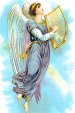 Christmas Angel Clipart 3 - Angel with Harp