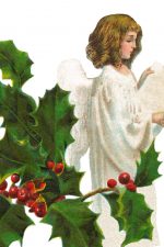 Christmas Angel Clipart 6 - Angel and Holly