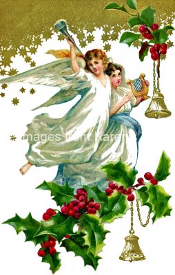 Christmas Angel Clipart 4 - Joyous Angels