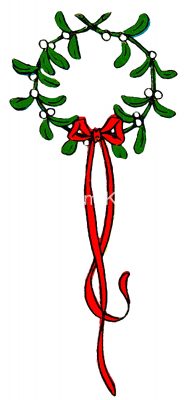 Christmas Wreaths 4 - Mistletoe Wreath