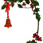 Holly Pictures 1 - Red Ribbon and Bell
