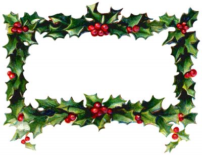 Holly Pictures 4 - Rectangle Holly Frame