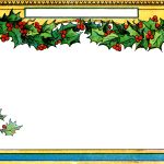 Holly Clip Art 2 - Columns and Frame