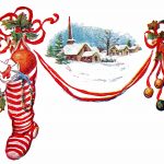 Christmas Stockings 2 - Red Striped Stocking