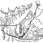 Santa Claus Illustrations 6 - Santa with Reindeer