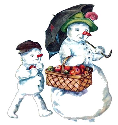 Snowman Clipart 2 - Snowmen to Market