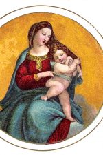 Nativity 6 - Mother and Child with Holly
