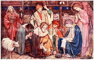 Nativity Pictures 1 - Shepherds Gather
