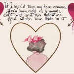 Valentine Poems 5 - Girl with Pink Bow