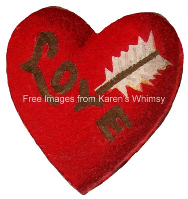 Valentines Day Hearts 5 - Love and Arrow