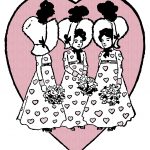 Heart Clipart 8 - Three Girls