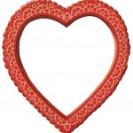 Pictures of Hearts 1 - Lacy Red Heart