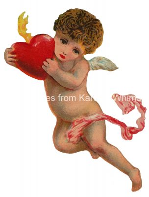Pictures of Hearts 3 - Cupid Carrying Heart
