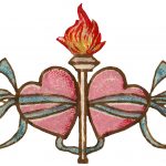 Pink Hearts 2 - Torch and Ribbon