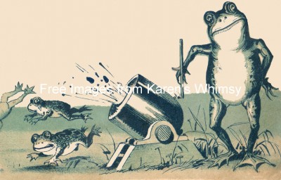 Frog Cartoons 3 - Frog Fires a Canon