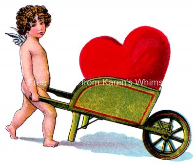 Valentine Clipart 4 - Hauling a Heart