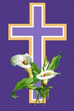 Easter Religious Graphics 1 - Purple Cross