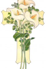 Christian Easter Clipart 4 - Cross and Lilies