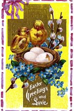 Christian Easter Clipart 6 - Chicks and Nest