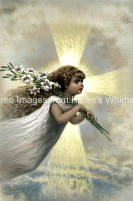Religious Easter Pictures 2 - Girl in Heavens