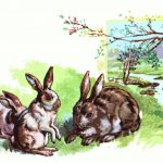 Easter Bunnies 1 - Bunnies in a Meadow
