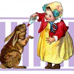 Easter Bunnies 4 - Baby Feeds Bunny