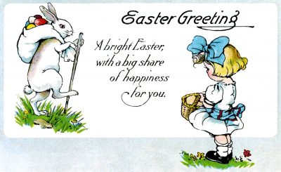 Easter Bunnies 2 - Bunny with Eggs