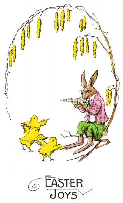 Easter Bunnies 3 - Bunny Plays Flute