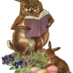 Easter Bunny 4 - Bunnies Reading