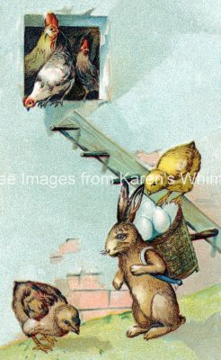 Easter Bunny 5 - Bunny with Egg Basket