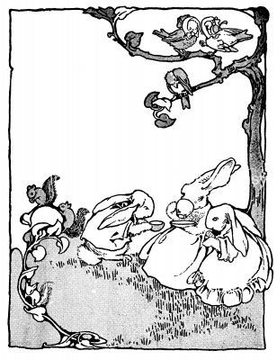 Cartoon Bunny 2 - Bunny Tea Party