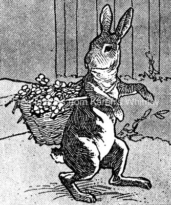 Cartoon Bunny 4 - Bunny with Basket