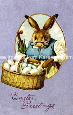 Easter Bunny Clipart 1 - Grandma Bunny