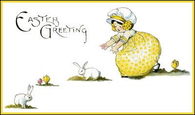 Happy Easter 4 - Chasing Bunnies
