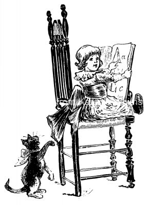 Children Reading Clip Art 5 - Big Chair