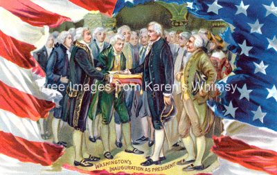 Patriotic Pictures 4 - Washington's Inauguration