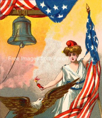 Patriotic Clip Art 1 - Lady Liberty