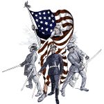 Flag Clipart 3 - Soldiers Ready