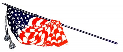 Flag Clipart 2 - Draped Flag